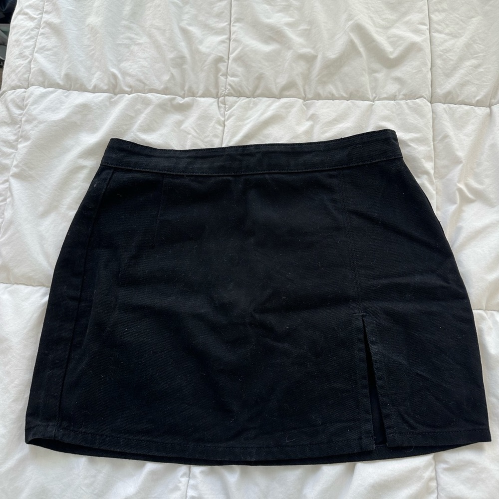 princess polly black lola mini skirt